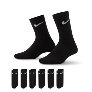Nike Kids Dri-Fit Crew Socks (6-Pairs) (UN0019-023) x 12: £1.99