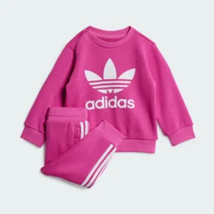 Adidas Originals Kids Tracksuit Trefoil Crew Set () x4: £14