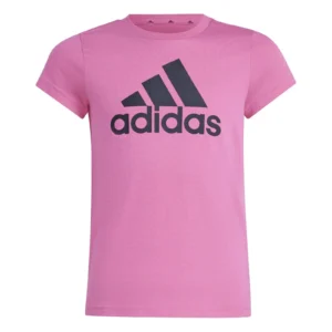 Adidas Essentials New Icon Children Tee Kids Pink Short Sleeved T Shirt (IZ3469) x8: £7