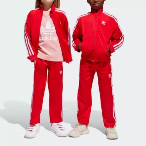 Adidas Originals Adicolour Firebird Tracksuit Kids Zip Track Red (JC9151) x4: £14